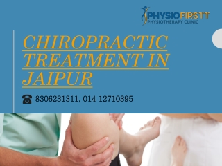 Choose The Best Chiropractic Treatment in Jaipur.