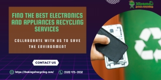 Find the best electronics and appliances recycling services