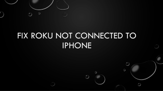 Fix Roku not connected to iPhone-converted
