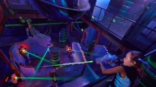 Arrange Glowing Neon Laser Tag for A Birthday Party