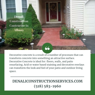 Denali Construction Contractor in Albany