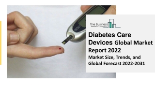 Diabetes care devices