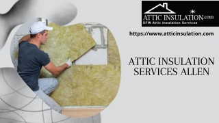 Attic Insulation Services Allen