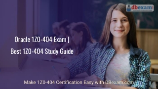 [UPDATED] Oracle 1Z0-404 Exam | Best 1Z0-404 Study Guide