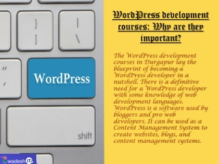 WordPress development courses in Durgapur