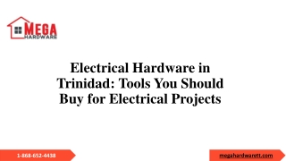 Electrical Hardware in Trinidad Tools You Should Buy for Electrical Projects