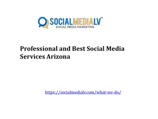 Best Social Media Services Arizona