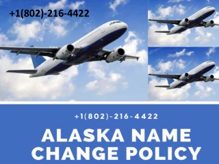 Alaska Airlines Name change policy