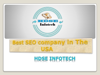 Best SEO company in The USA