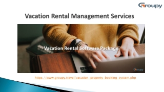 Vacation Rental Management Services