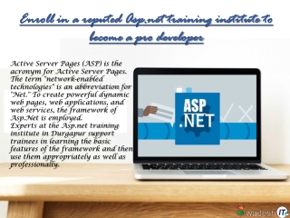 Asp.net training institute in Durgapur