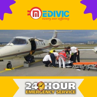 High Tech Rescue Air Ambulance in Dimapur by Medivic with Sufficient Medical