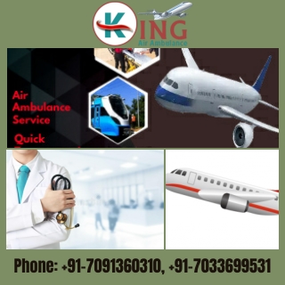 King Air Ambulance in Patna with Vital Remedial Support