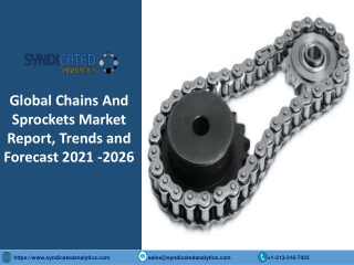 Chains and Sprockets Market Research Report 2021-2026 | Syndicated Analytics