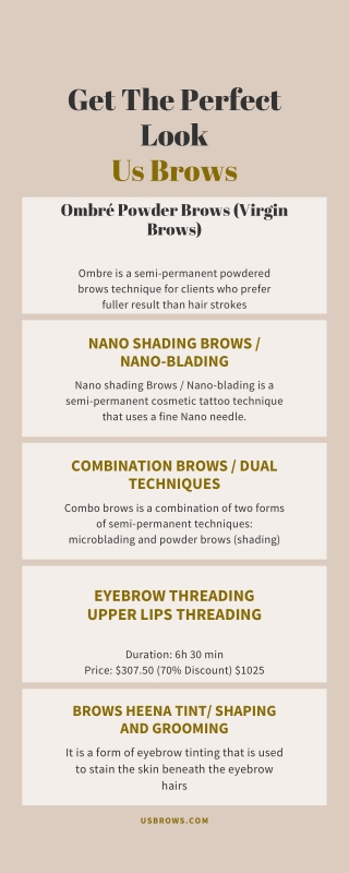 Get The Perfect Look With Us Brows Info