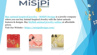 Stylish animal jewelry online