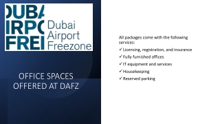 Office space at DAFZ