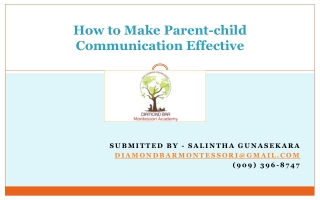 How to Make Parent-child Communication Effective