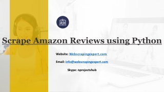 Scrape Amazon Reviews using Python