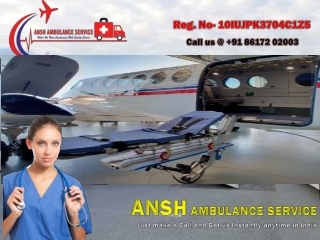 Get Advanced Quality Air Ambulance Service from Patna