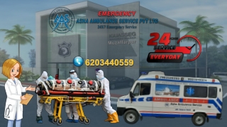 Get Ambulance Service with Bed-2-Bed Service facility in Muzaffarpur |ASHA