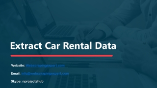 Extract Car Rental Data