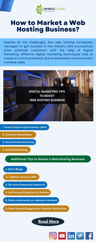 How to Market a Web Hosting Business?