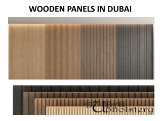 Wooden Panels in Dubai