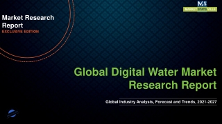 Digital Water Market valued at USD 1.6 Billion by 2025