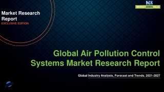 Air Pollution Control Systems Market valued at USD 98 Billion by 2025