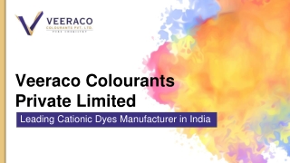 Leading Cationic Dyes Manufacturer in India
