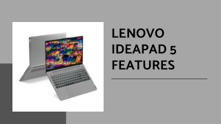Lenovo ideapad 5 features