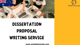 Dissertation Proposal Writing Service - Words Doctorate