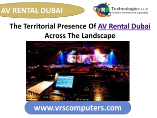 The Territorial Presence Of AV Rental Dubai Across The Landscape