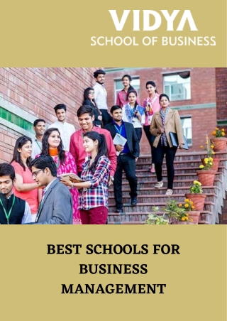 Best MBA College in UP | School for Business Management