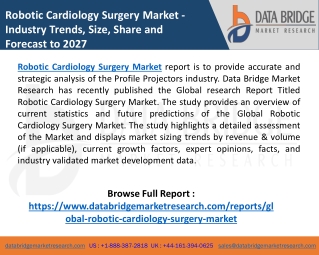 Robotic Cardiology Surgery Market | Industry Analysis with COVID-19 Impact