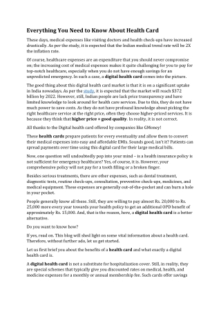 Everything You Need to Know About Health Card-converted