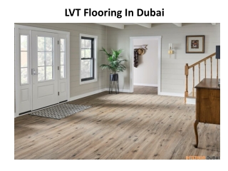 LVT Flooring in Dubai