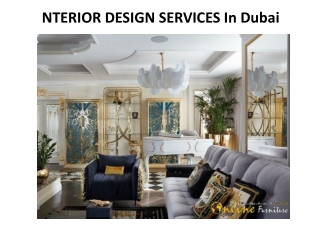 INTERIOR DESIGN SERVICES IN DUBAI