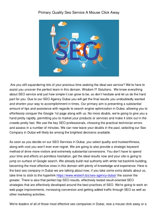 PrimaryQualitySeoServiceAMouseClickAway