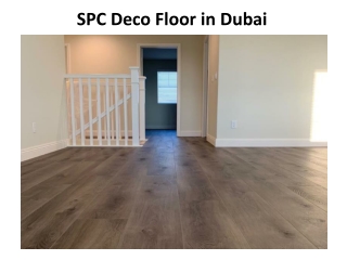 SPC Deco Floor in Dubai