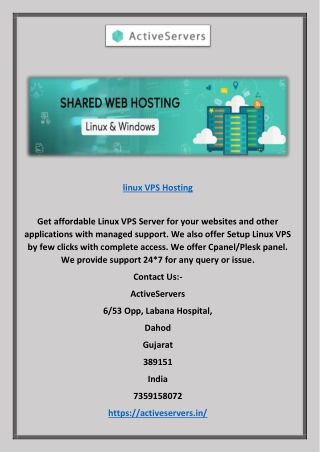 Choose The Best Linux VPS Hosting Plans