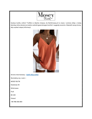 butik sklep online  Butikmosey.pl