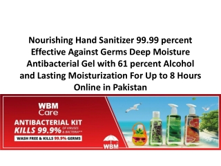 Nourishing Hand Sanitizer 99