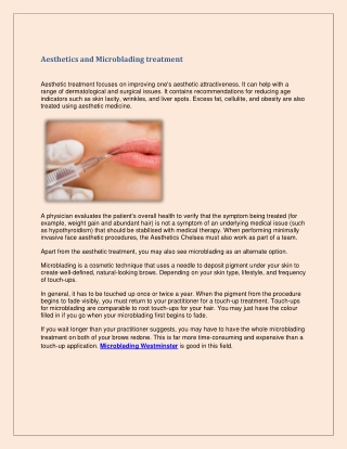Get Microblading in Chelsea
