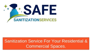 Office Sanitization Services - Safe Sanitization Services