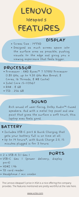 Lenovo ideapad features