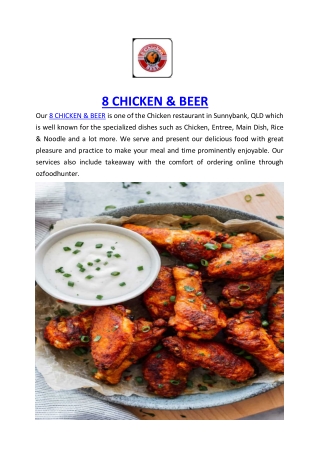5% off - 8 Chicken & Beer Restaurant Sunnybank, QLD