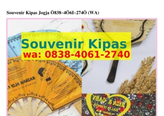 Souvenir Kipas Jogja