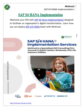 SAP S4 HANA Implementation